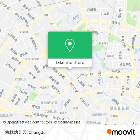格林幼儿园 map