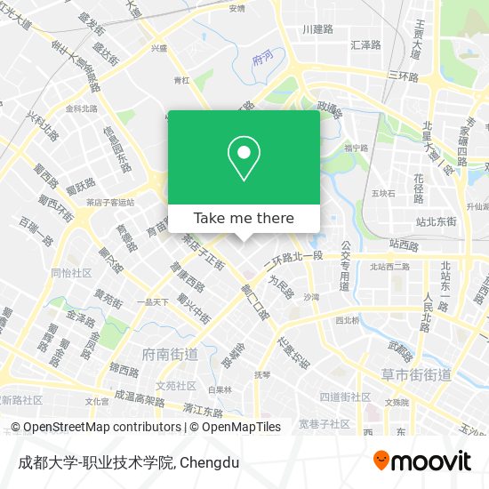 成都大学-职业技术学院 map