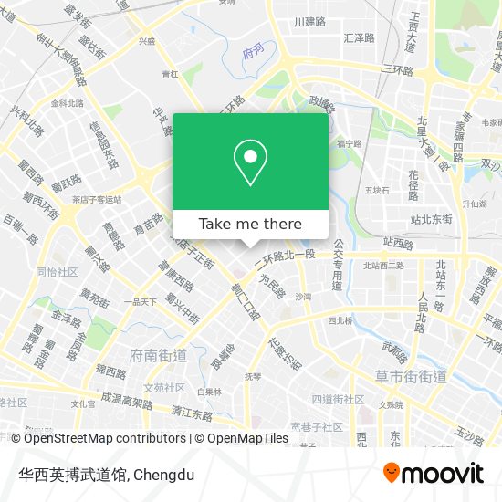 华西英搏武道馆 map