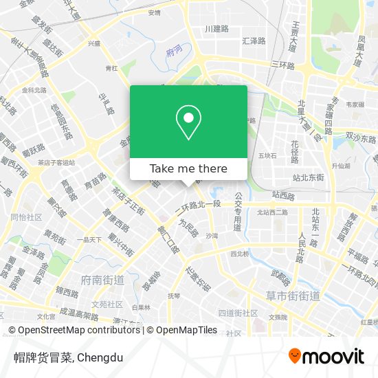 帽牌货冒菜 map