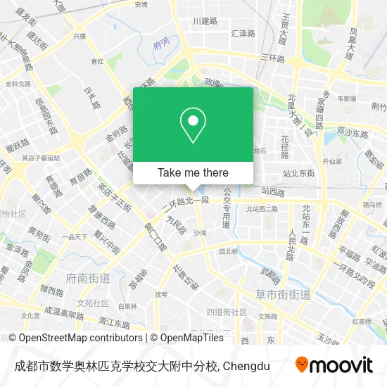 成都市数学奥林匹克学校交大附中分校 map