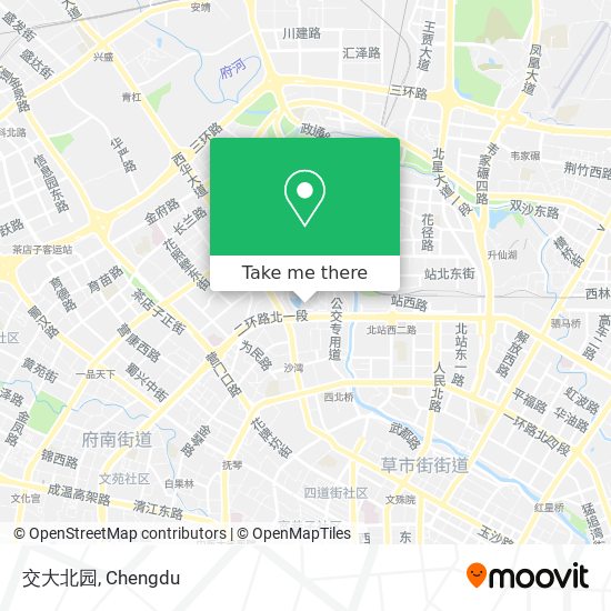交大北园 map