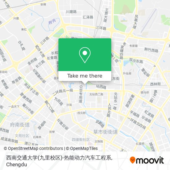 西南交通大学(九里校区)-热能动力汽车工程系 map
