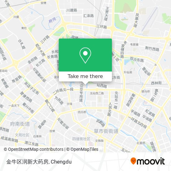 金牛区润新大药房 map