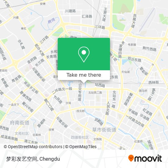 梦彩发艺空间 map