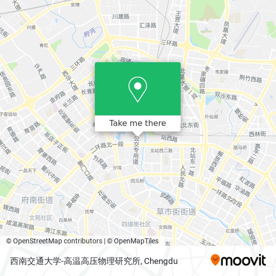 西南交通大学-高温高压物理研究所 map