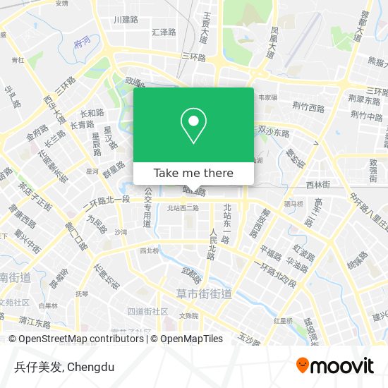 兵仔美发 map