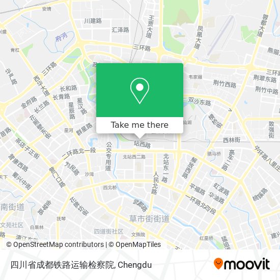四川省成都铁路运输检察院 map