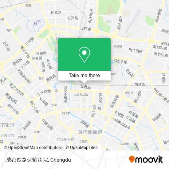 成都铁路运输法院 map
