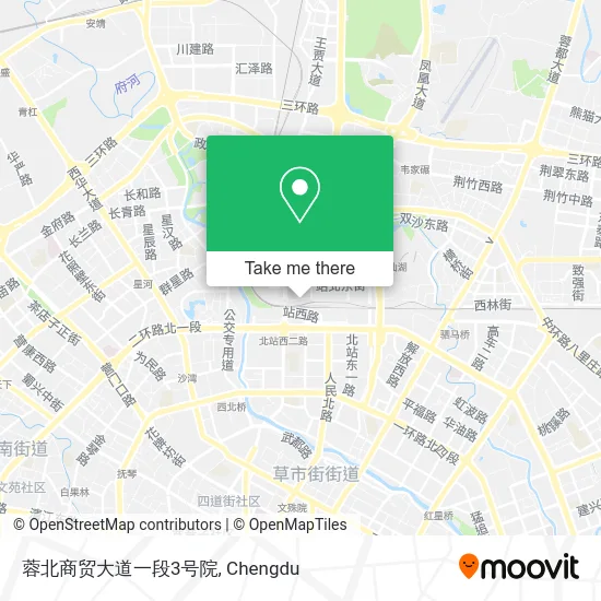 蓉北商贸大道一段3号院 map