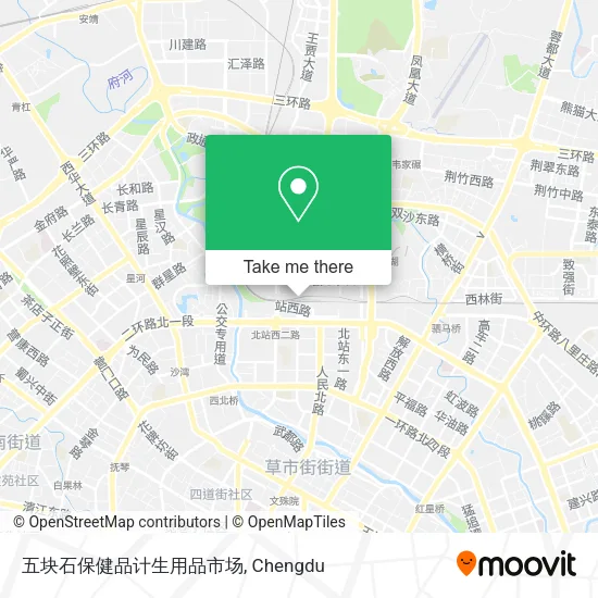 五块石保健品计生用品市场 map