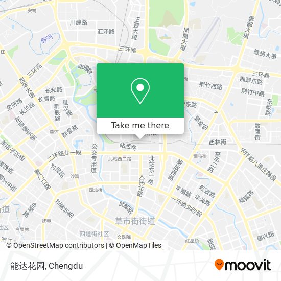能达花园 map