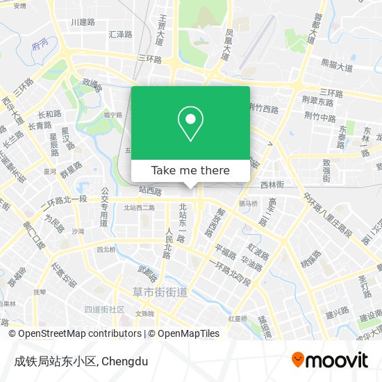 成铁局站东小区 map
