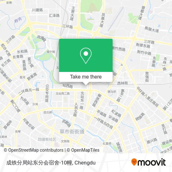 成铁分局站东分会宿舍-10幢 map