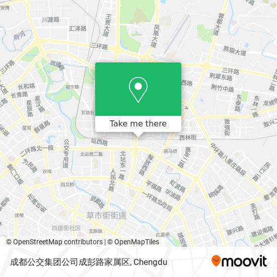 成都公交集团公司成彭路家属区 map