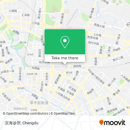 滨海诊所 map