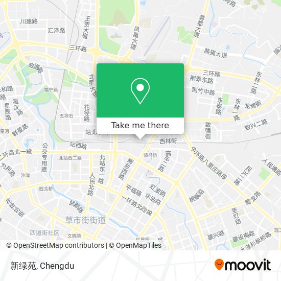 新绿苑 map