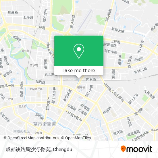 成都铁路局沙河·路苑 map