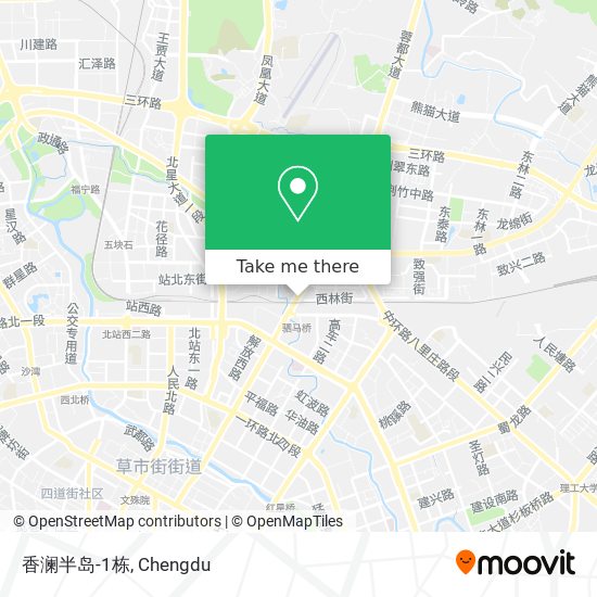 香澜半岛-1栋 map