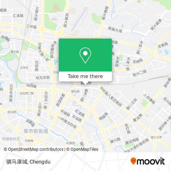 驷马康城 map