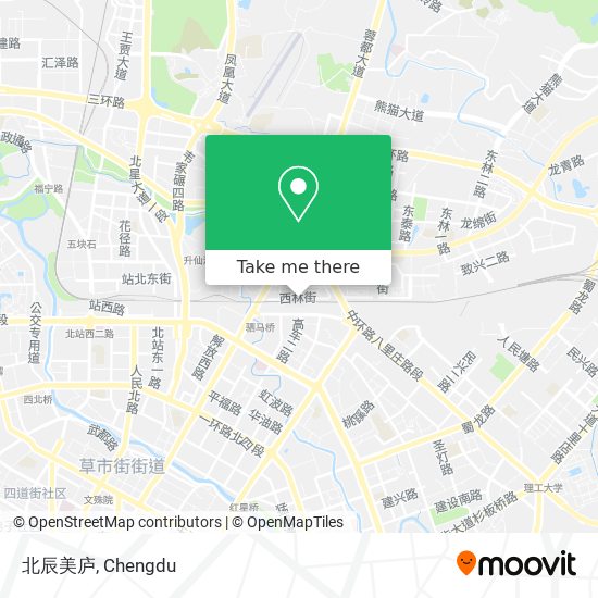 北辰美庐 map