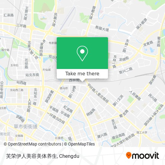 芙荣伊人美容美体养生 map