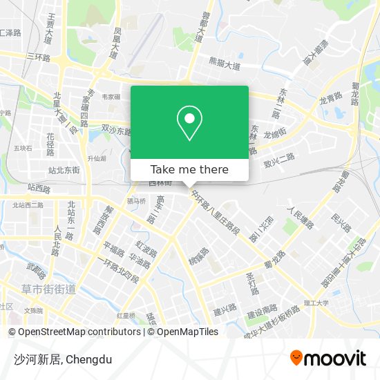 沙河新居 map