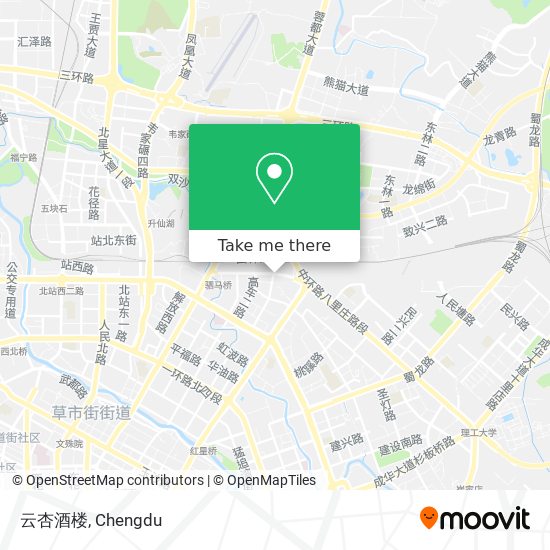 云杏酒楼 map
