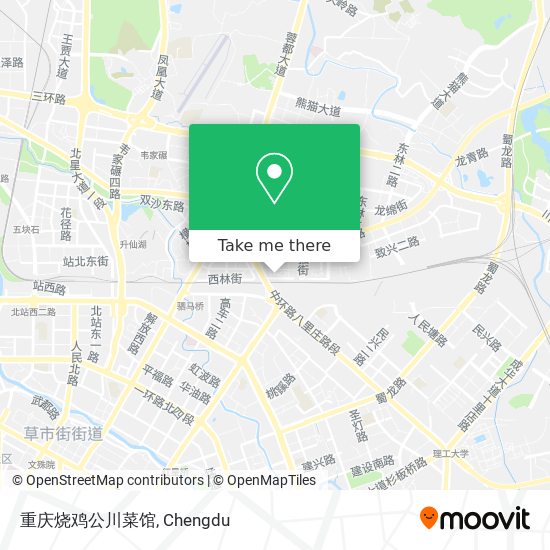 重庆烧鸡公川菜馆 map