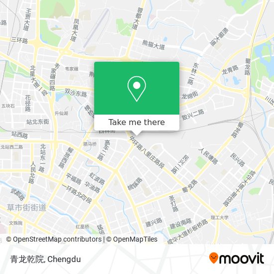 青龙乾院 map