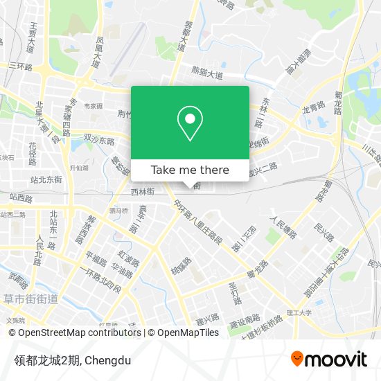 领都龙城2期 map