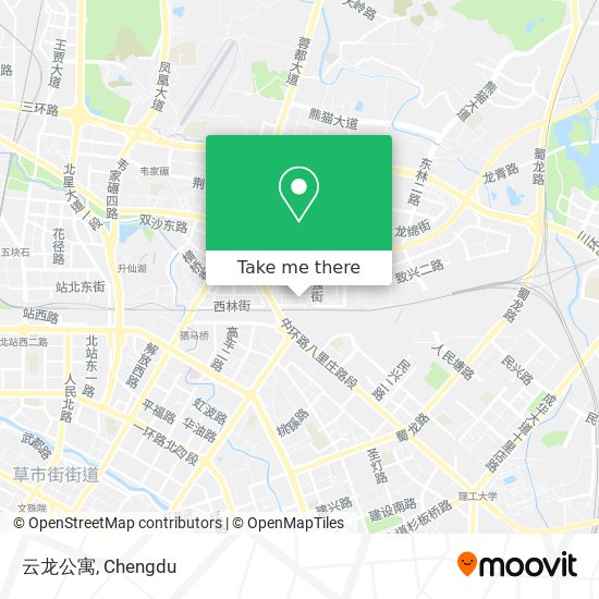 云龙公寓 map