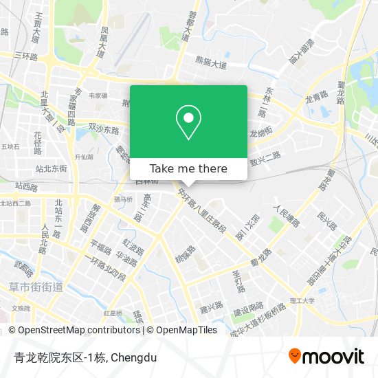 青龙乾院东区-1栋 map