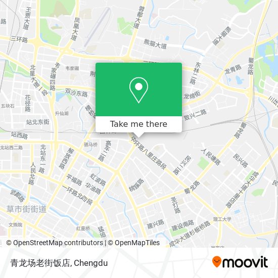 青龙场老街饭店 map