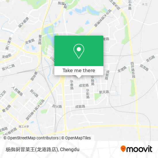 杨御厨冒菜王(龙港路店) map