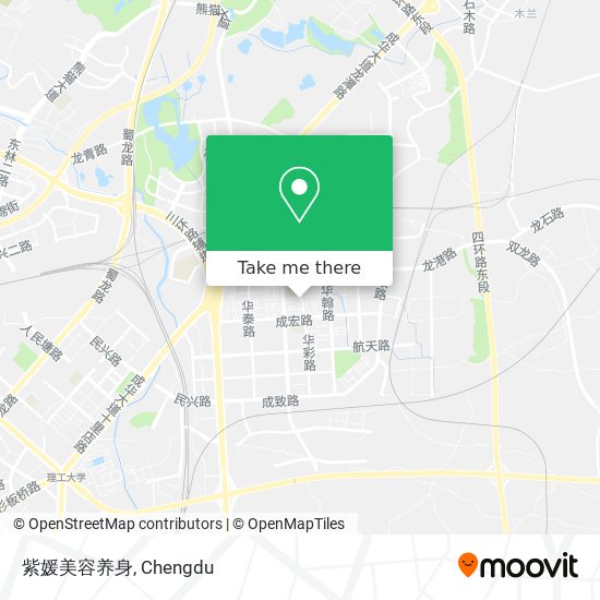 紫媛美容养身 map