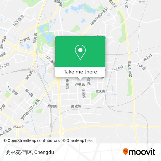 秀林苑-西区 map