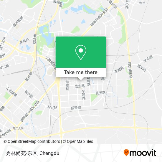 秀林尚苑-东区 map