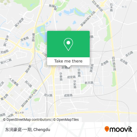 东润豪庭-一期 map