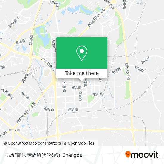 成华普尔康诊所(华彩路) map