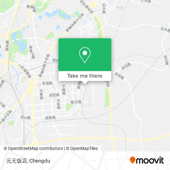 元元饭店 map