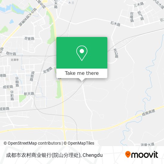 成都市农村商业银行(院山分理处) map