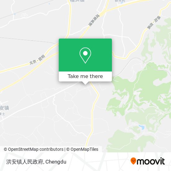 洪安镇人民政府 map