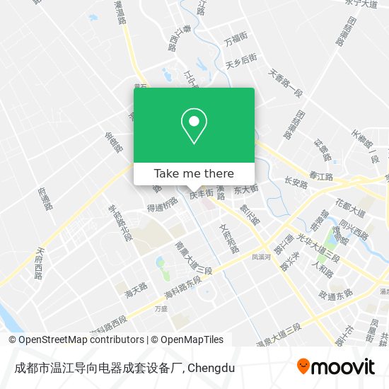 成都市温江导向电器成套设备厂 map