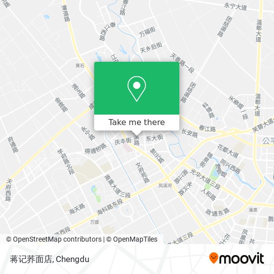 蒋记荞面店 map
