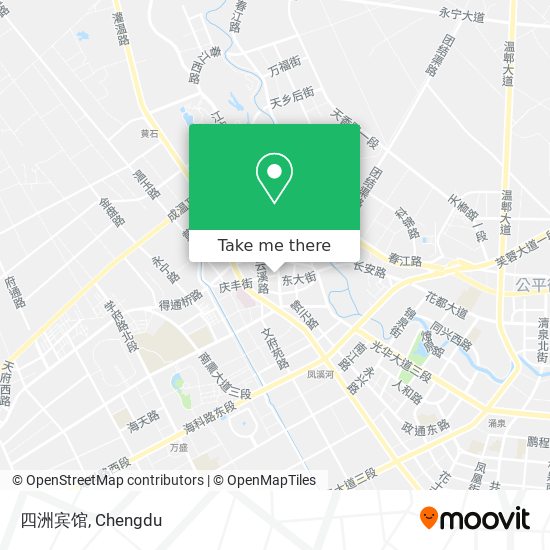四洲宾馆 map