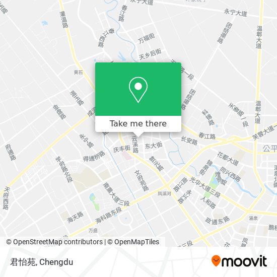 君怡苑 map