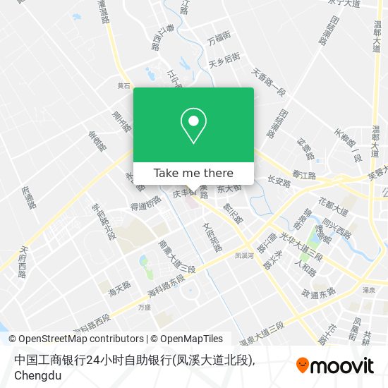 中国工商银行24小时自助银行(凤溪大道北段) map