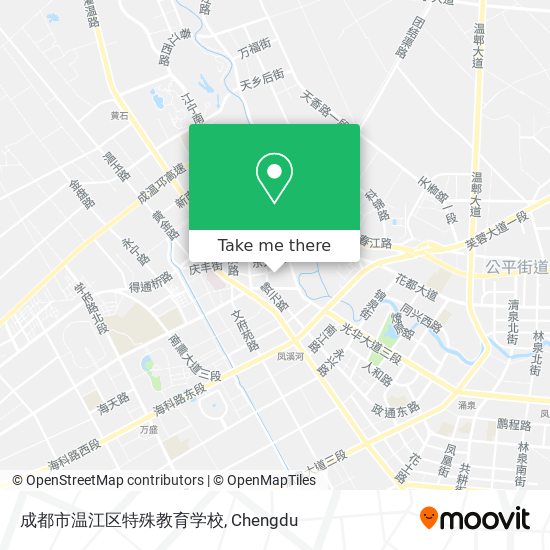 成都市温江区特殊教育学校 map