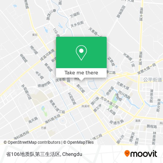 省106地质队第三生活区 map